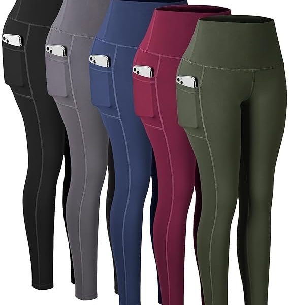 CHRLEISURE Workout Leggings for Women - High Waisted Leggings with Scrunch Butt, Push Up, V Shape Waist Leggings