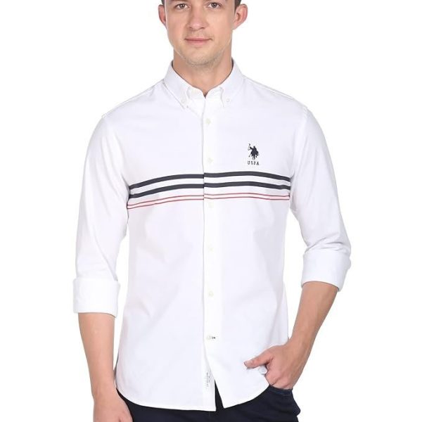 U.S. POLO ASSN. Men's Cotton Regular Fit Shirt