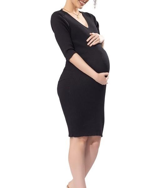 Armisto Pure Cotton Maternity Knit Stretchable Dress