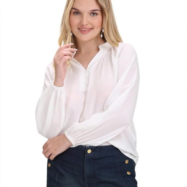 U.S. POLO ASSN. Women's Cotton Solid Regular Fit Shirt