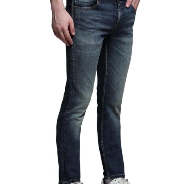JACK & JONES Men's Mid Rise Slim Jeans