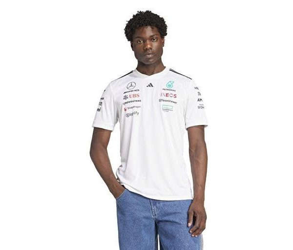 adidas Mercedes - Amg Petronas Formula One Team Driver Jersey White Men (Short Sleeve) Men's