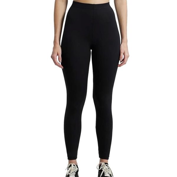 Jockey AW87 Women's Super Combed Cotton Elastane Stretch High Rise Leggings with Ultrasoft Waistband