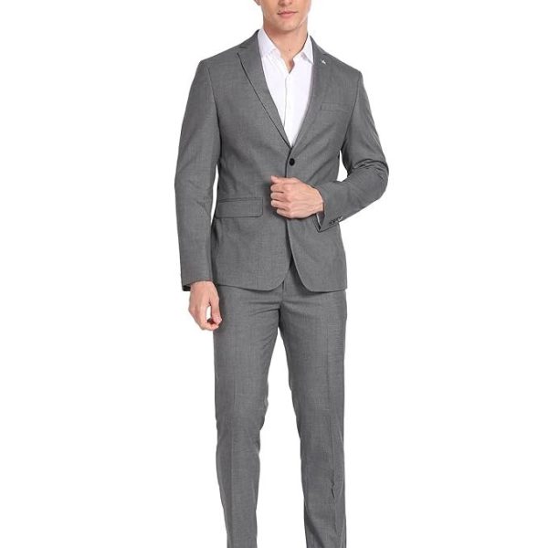 Arrow Men's Polyester Single Breasted Business Suit Pants Set