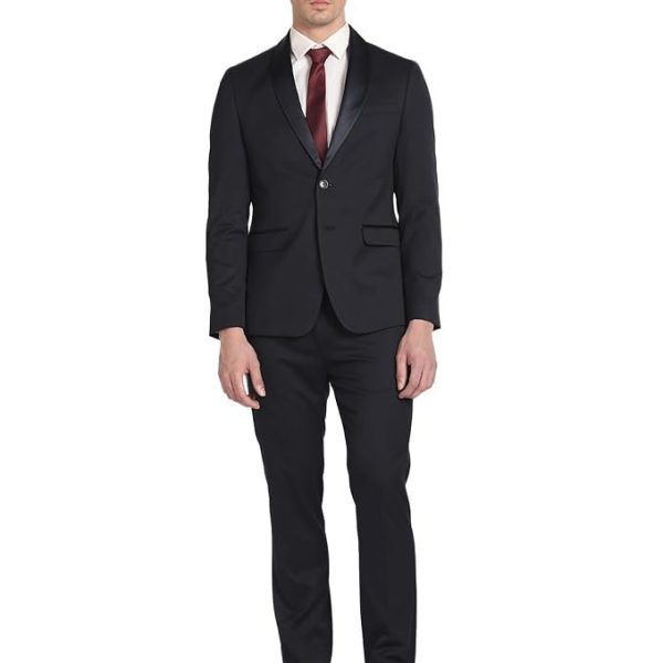 Arrow Men's Polyester Double Breasted Business Suit Pants Set