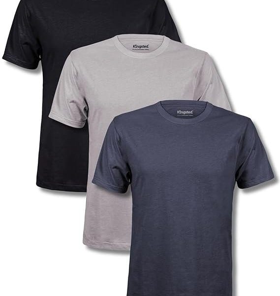 Kingsted T-Shirts for Men Pack - Royally Comfortable - Soft & Fresh Premium Fabric - Well-Crafted Classic Tee