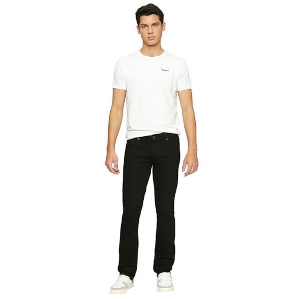 Pepe Jeans Men's Slim Fit Mid Rise Jeans