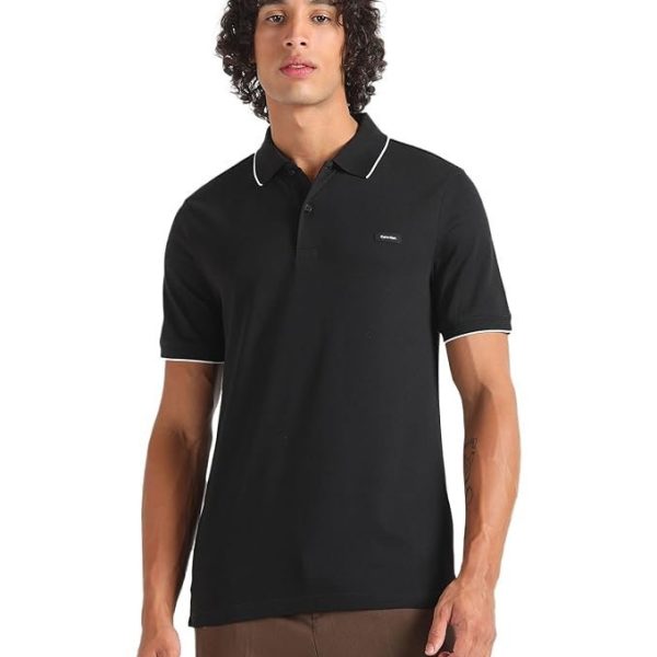 Calvin Klein Department73 Solid Slim Fit Polo T-Shirt