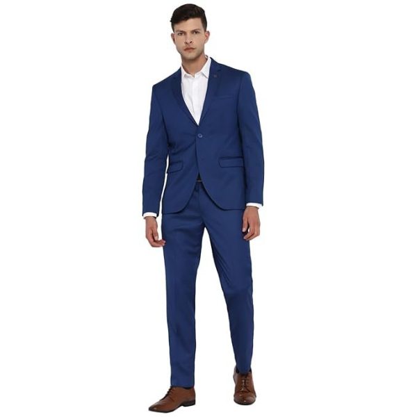 Turtle Men 100% Cotton Dobby Print Full Sleeve Two Piece Party Suit