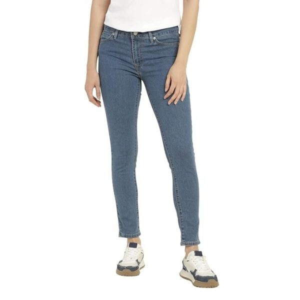 Levi's Women's 711 Skinny Mid Rise Blue Jeans