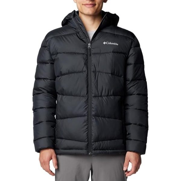 Columbia Men Omni-Heat Reflective Fivemile Butte II Hooded Hiking and Trekking Down Jacket