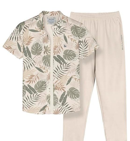 BULLMER Trendy Clothing Set with Shirt & Pants Co-ords for Men